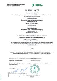 DEKRA Zertifikat - Richtlinie 201468EU - G&uuml;litgkeit 2020-10-04 Englisch